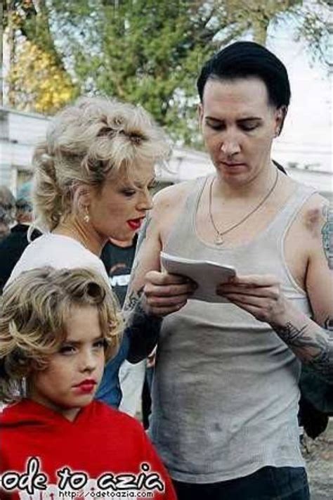 marilyn manson et ses enfants.